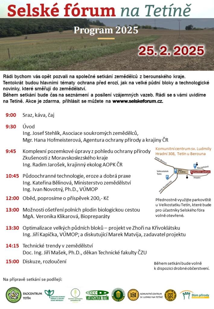 selské forum na Tetíně