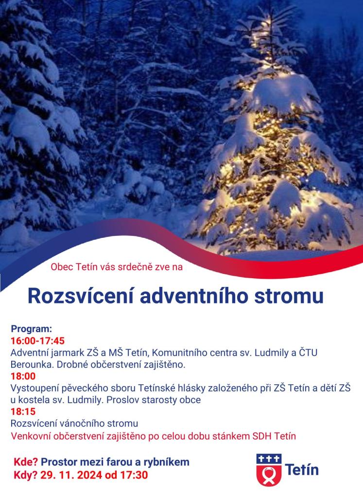 Rozsvícení adventního stromu