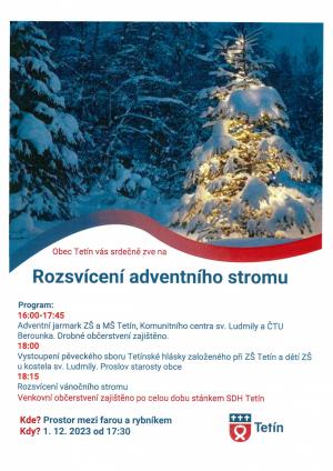 Rozsvícení adventního stromu